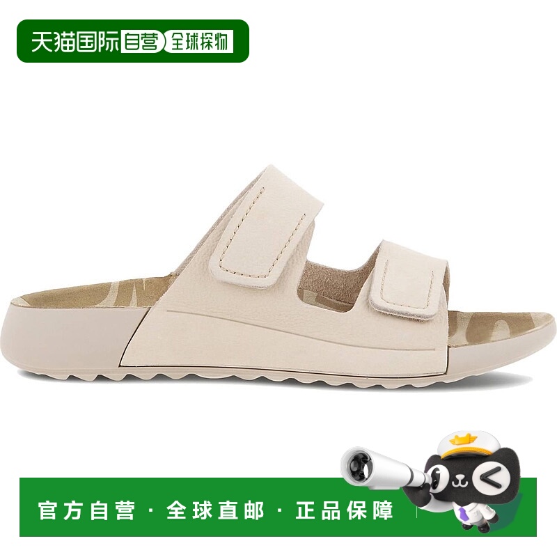自营eccoWomen's Cozmo Adjustable Slide Sandal In Limestone -