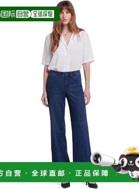 自营Women's NYDJ Teresa Jeans Ibiza Blues Wide Leg High Rise