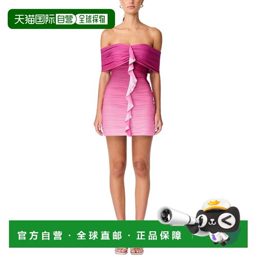 自营ELLIATT Brigitta Mini Dress - green 美国奥莱直发
