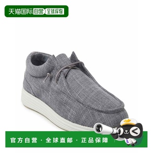 自营Dearfoams Men's Rhett Closed Back Chukka Loafer - grey
