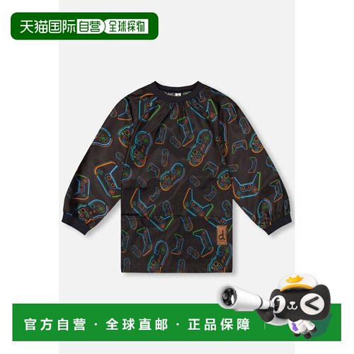 自营deux par deuxApron Black Printed Controller - black prin