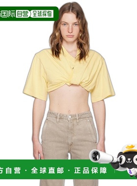 1h可退 【美国直邮】JACQUEMUS|黄色 La Casa 'Le t-shirt Bahia