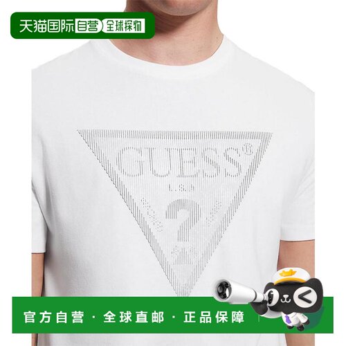 1h可退 【美国直邮】guess 男士 上装T恤