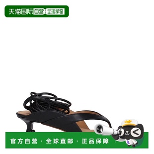 Leather Flip Sandal off black whiteOff Women 自营 Flop