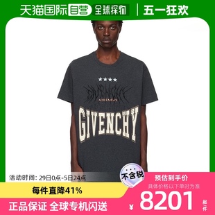 男士 givenchy T恤纪梵希纯棉圆领刺绣棉质 美国直邮 上装