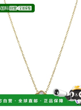 自营 Adornia White 珍珠母四叶草项链 金 - 白色 美国奥莱直发