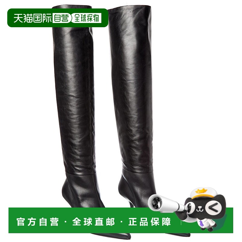 自营The Row Bourgeoise Leather Over-The-Knee Boot (Authentic