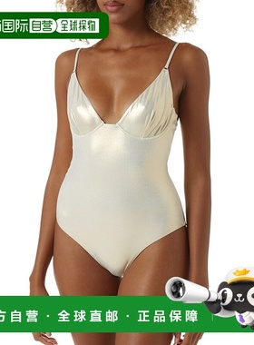 自营Melissa Odabash Seychelles One-Piece - gold 美国奥莱直发