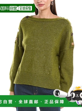 自营 anna kay安娜 凯套头衫-绿色 美国奥莱直发