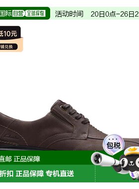 自营Clarks Gessler Lace in Brown Leather - dark brown leathe