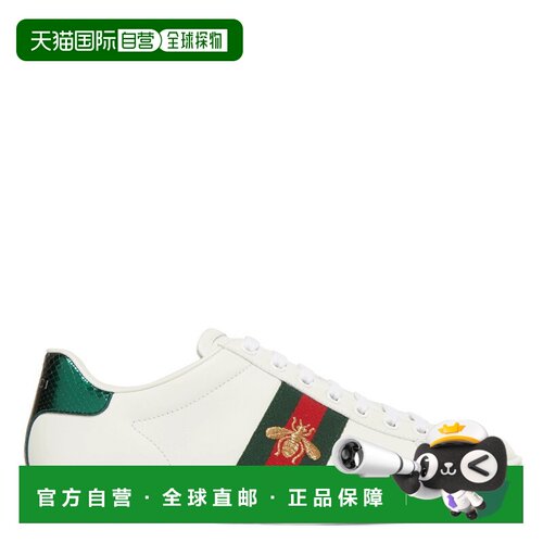 自营欧洲直邮Gucci/古驰 女士刺绣Ace运动鞋