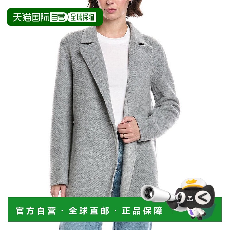 1h可退 【美国直邮】theory 女士 外套羊毛双面大衣夹克