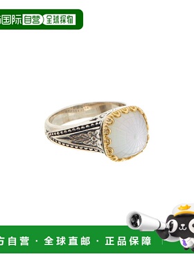 自营Konstantino Silver & 18K Crystal Doublet Ring - pattern