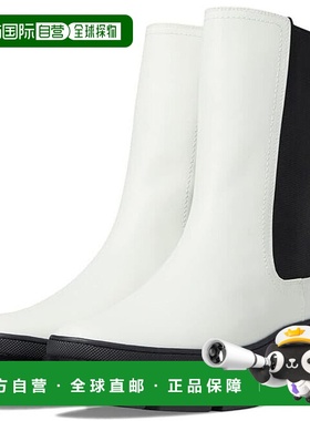 自营 Frye Chloe FR40182-WHIT切尔西女靴美国7码白色皮革拉套KHD