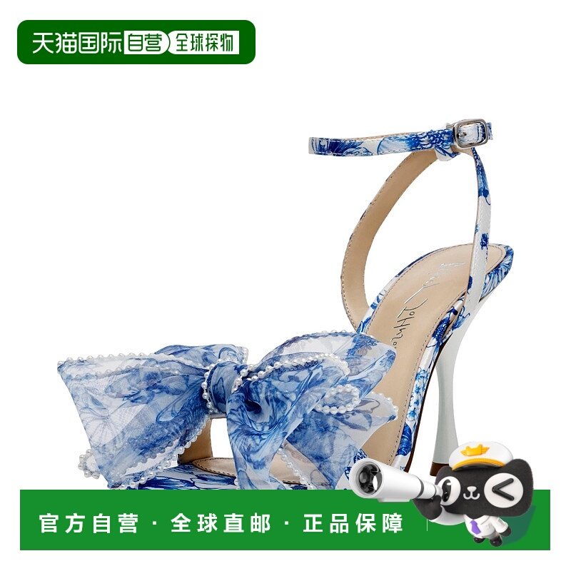 自营Betsey Johnson Fawn White / Blue Floral  SB-FAWNWB6 Wome