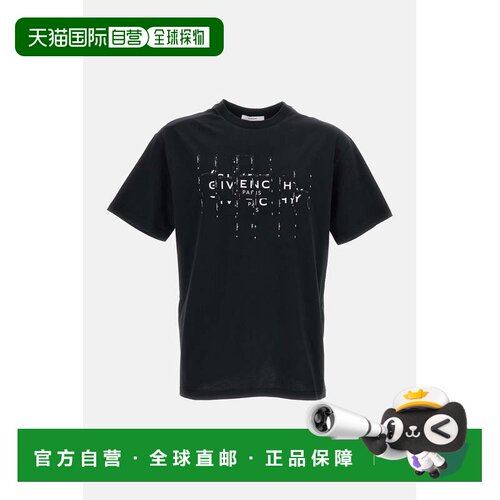 自营givenchy摄影负片t恤-黑色 美国奥莱直发
