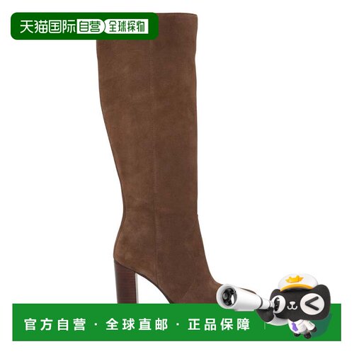 自营Women's Vince Camuto Lecheya Boots Brown Block Heel Knee