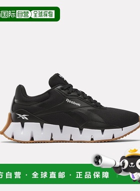 自营 reebokZig Dynamica STR 鞋 - 黑色 / 白色 / 银色金属色 美