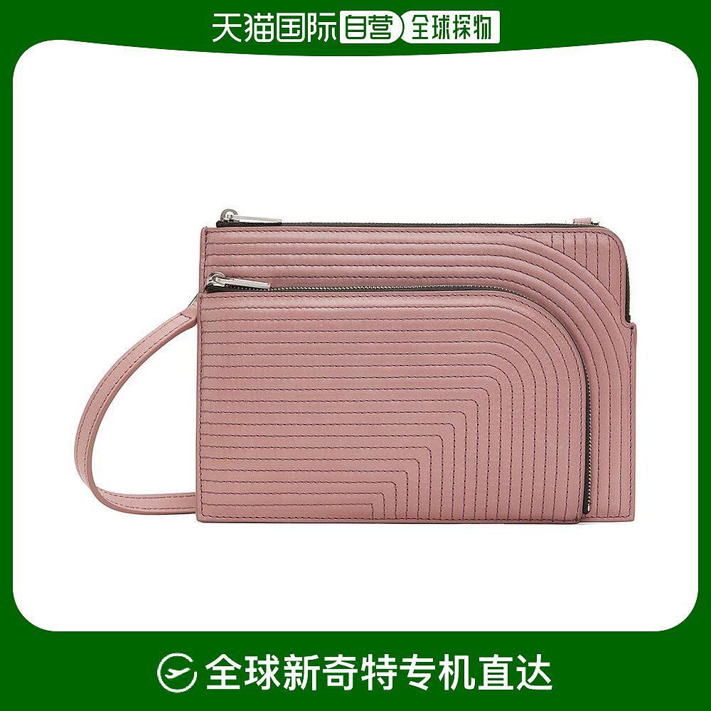 【美国直邮】rick owens|粉色糖色小牛皮俱乐部包真皮单肩包