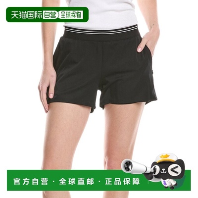 自营THE UPSIDE Lucky Run Short - BLACK 美国奥莱直发跑步短裤