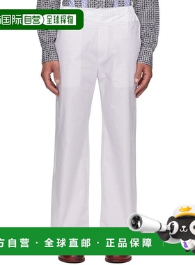 1h可退 香港直邮潮奢 Edward Cuming 男士 白色 Patchwork Elasti