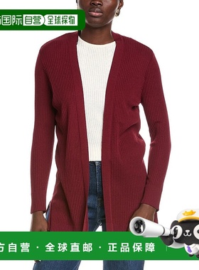 自营Jones New York Sutton Cardigan - red 美国奥莱直发开衫