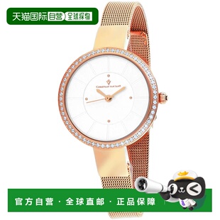 自营Christian Reign 32mm sil Round Women Sant Van Silver