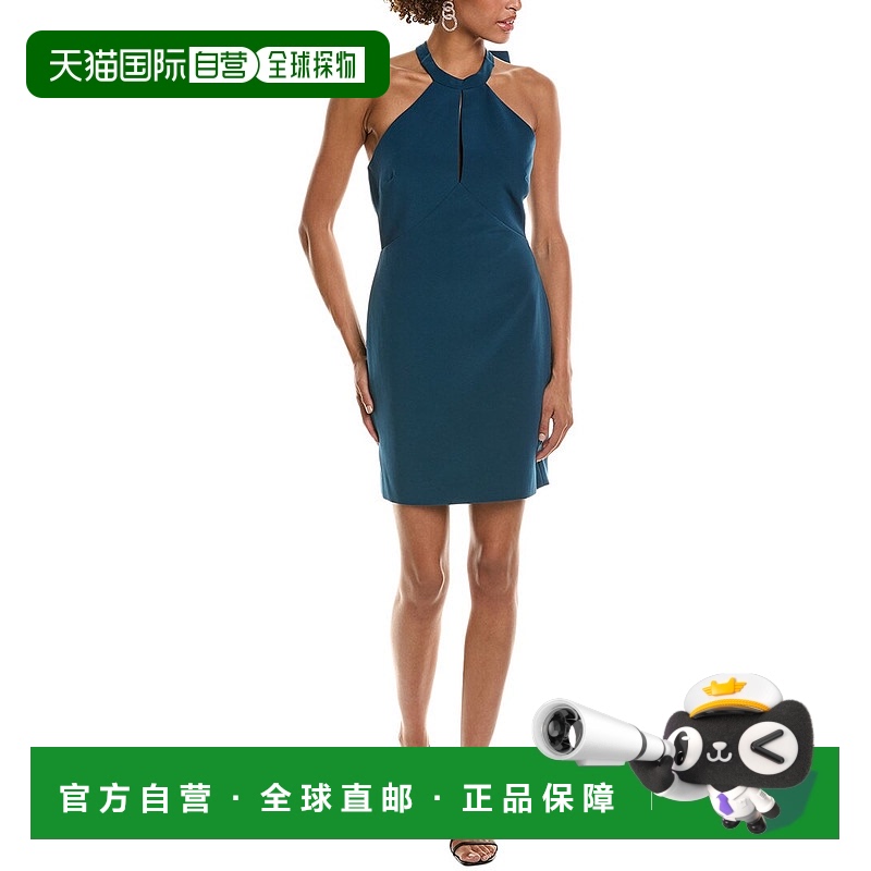 自营 Halston Jace 连衣裙 - 蓝色 美国奥莱直发