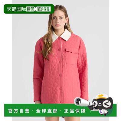 自营NVLT Women’s Daisy Quilted Puffer Jacket - pitaya red