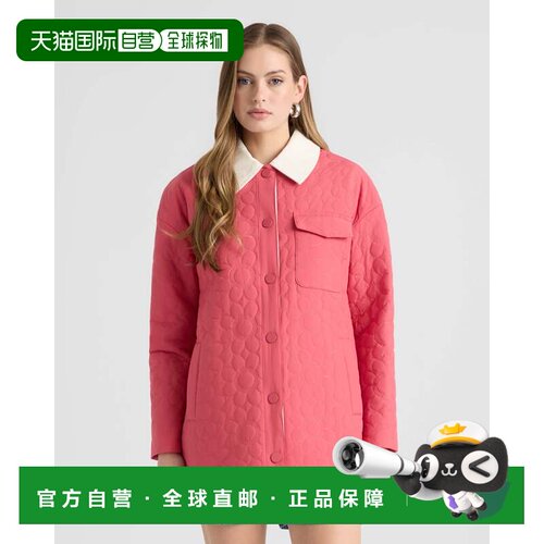 自营NVLT Women’s Daisy Quilted Puffer Jacket - pitaya red