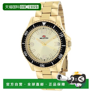 自营Seapro Women's Gold dial Watch - gold 美国奥莱直发