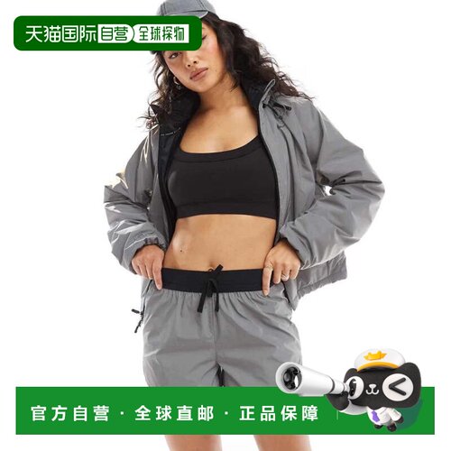 自营Nike Running Division短裤女式银色束腰抽绳DSGL1055-银色