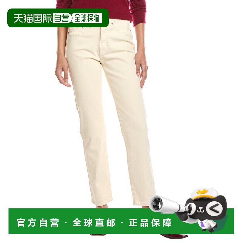 自营DL1961克里斯蒂Ecru香烟jean-white 美国奥莱直发牛仔裤