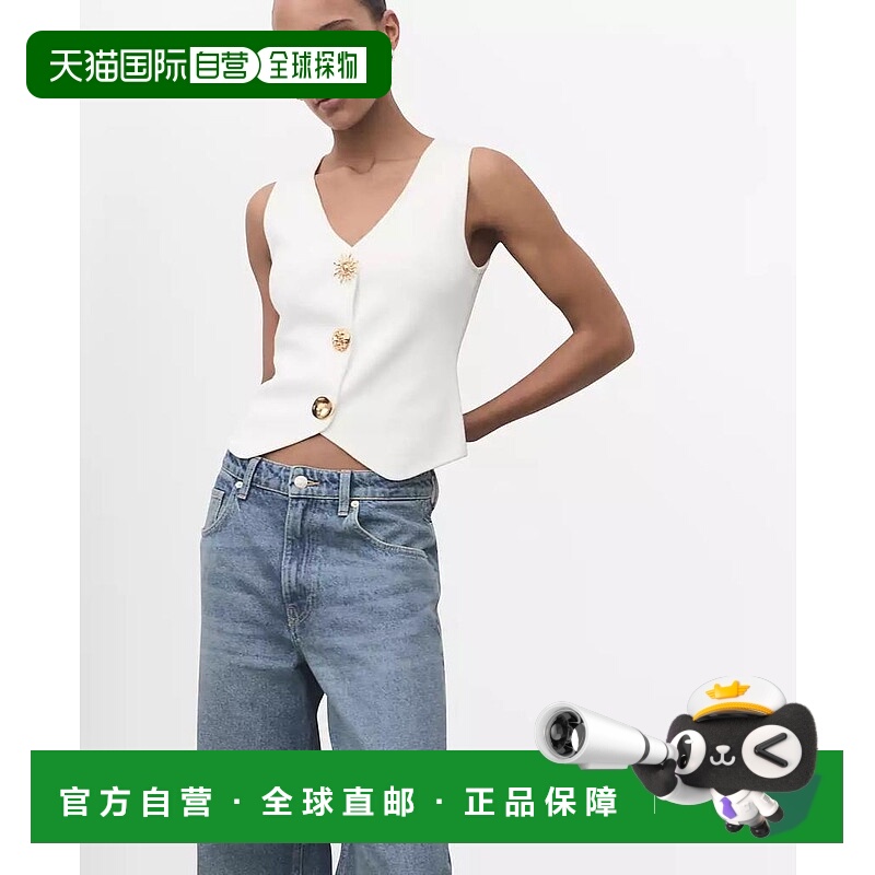 1h可退 【美国直邮】mango 女士 背心马甲
