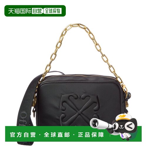 自营Off-White Medium Nylon & Leather Camera Bag - black 美国