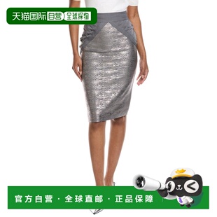 grey 自营Gracia 美国奥莱直发 Skirt Pencil Shimmer Contrast