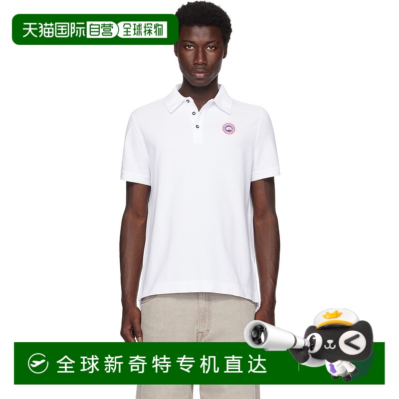 1h可退 香港直邮潮奢 Canada Goose 加拿大鹅 男士 白色 Beckley