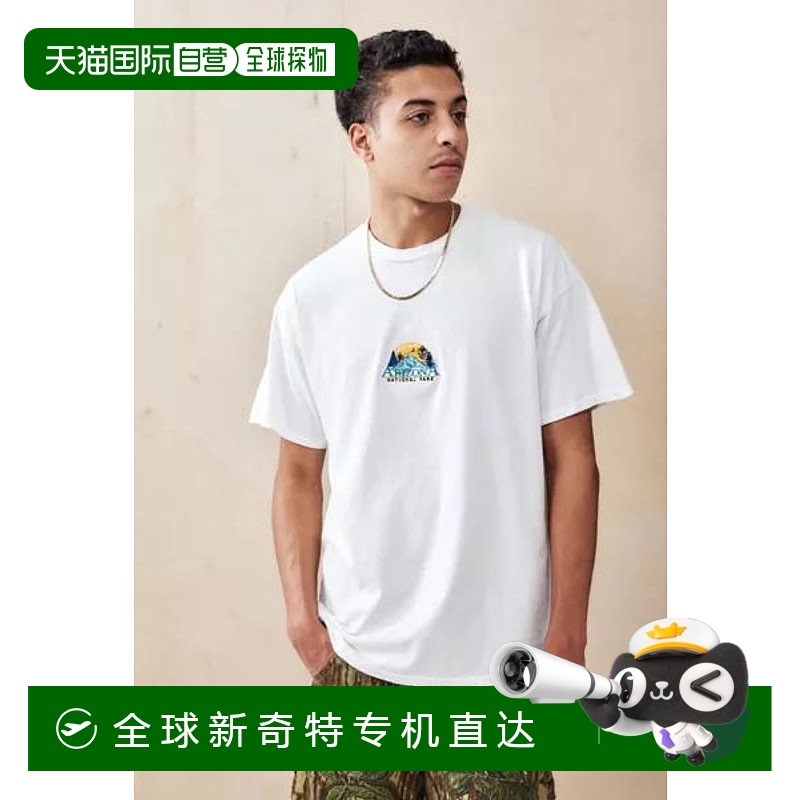 1h可退 【美国直邮】urban outfitters 男士 上装T恤短袖纯棉