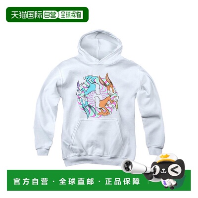 自营 gildanLooney Tunes Wacky Wabbit 青年套头连帽衫/连帽运动