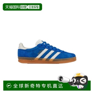 强力蓝IH1086男式 核心白 蓝 adidas阿迪达斯瞪羚室内专业蓝 自营