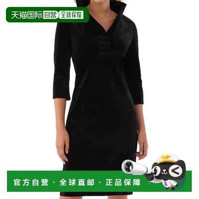 自营 gretchen scottRuffneck丝丝绒迷笛裙海军蓝-海军蓝 美国奥