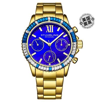 stuhrling original3959 石英 39mm 时尚款-金 【美国奥莱】直发