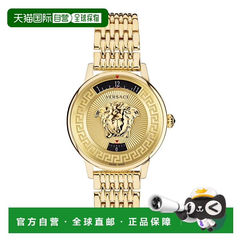 自营versaceMedusa Icon 手链腕表 - 金色/ip 黄金/金色 美国奥莱