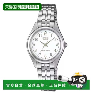 自营Casio Women’s White Dial Stainless Steel Bracelet Watch
