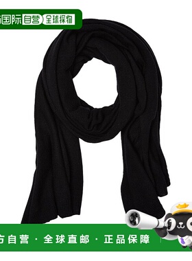 自营 J.McLaughlin Ailia羊绒围巾-黑色 美国奥莱直发