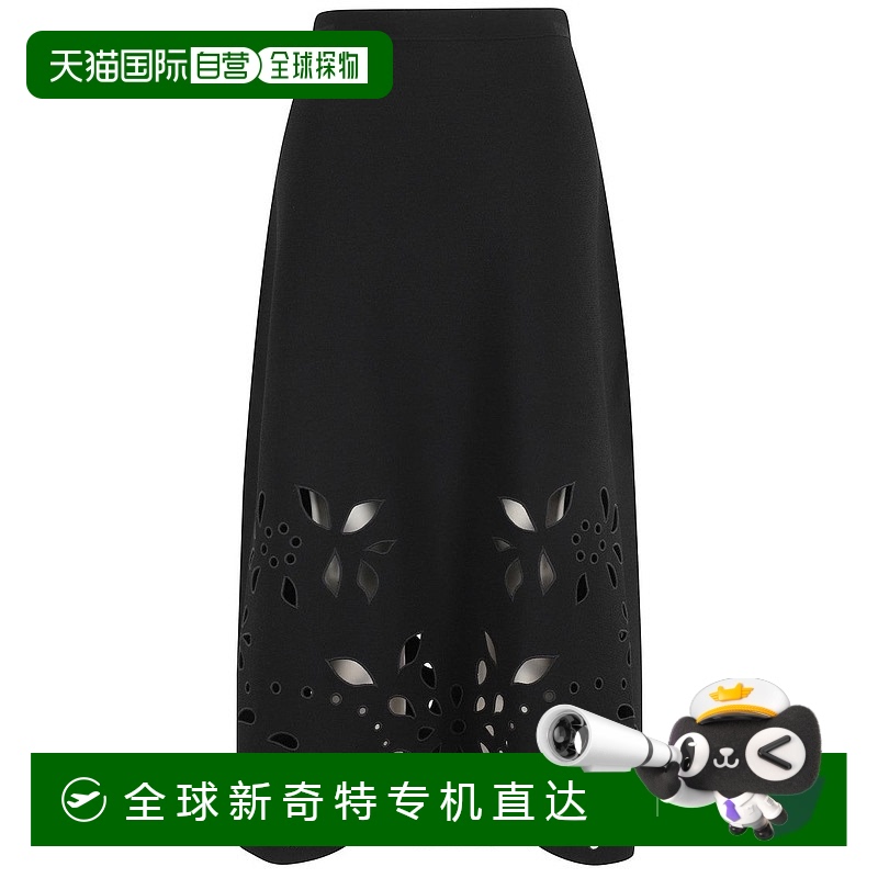 自营 ulla johnsonGrace针织迷笛裙-黑色 【美国奥莱】直发
