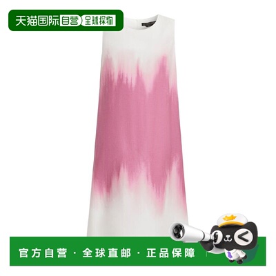 自营 marina rinaldiRIGA-粉红色 美国奥莱直发新款连衣裙吊带