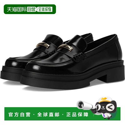 自营Women's Steve Madden Rodrigo Loafer Black Slip-On Platfo