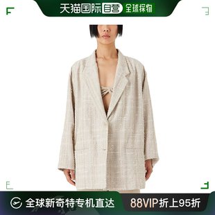 armani 女士 美国直邮 休闲西装 阿玛尼亚麻西服面料 emporio