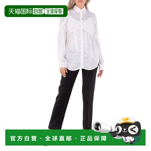 自营 Burberry女式重建波尔卡圆点褶皱效果衬衫，品牌尺码4（美国